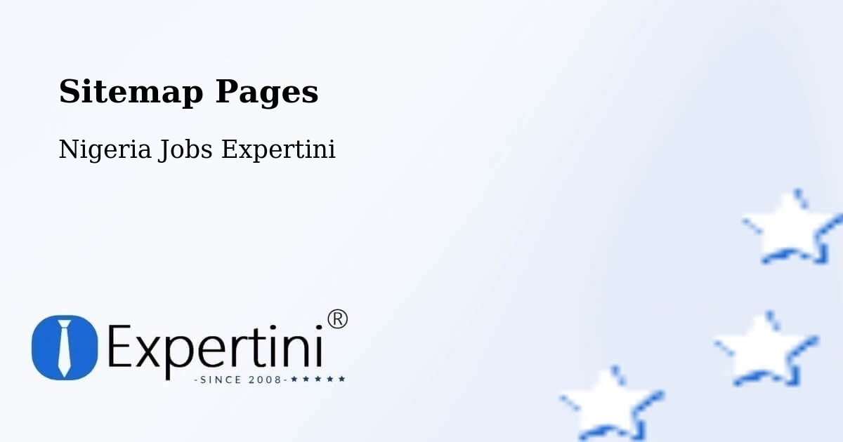Sitemap Pages - Bara - Nigeria Jobs Expertini